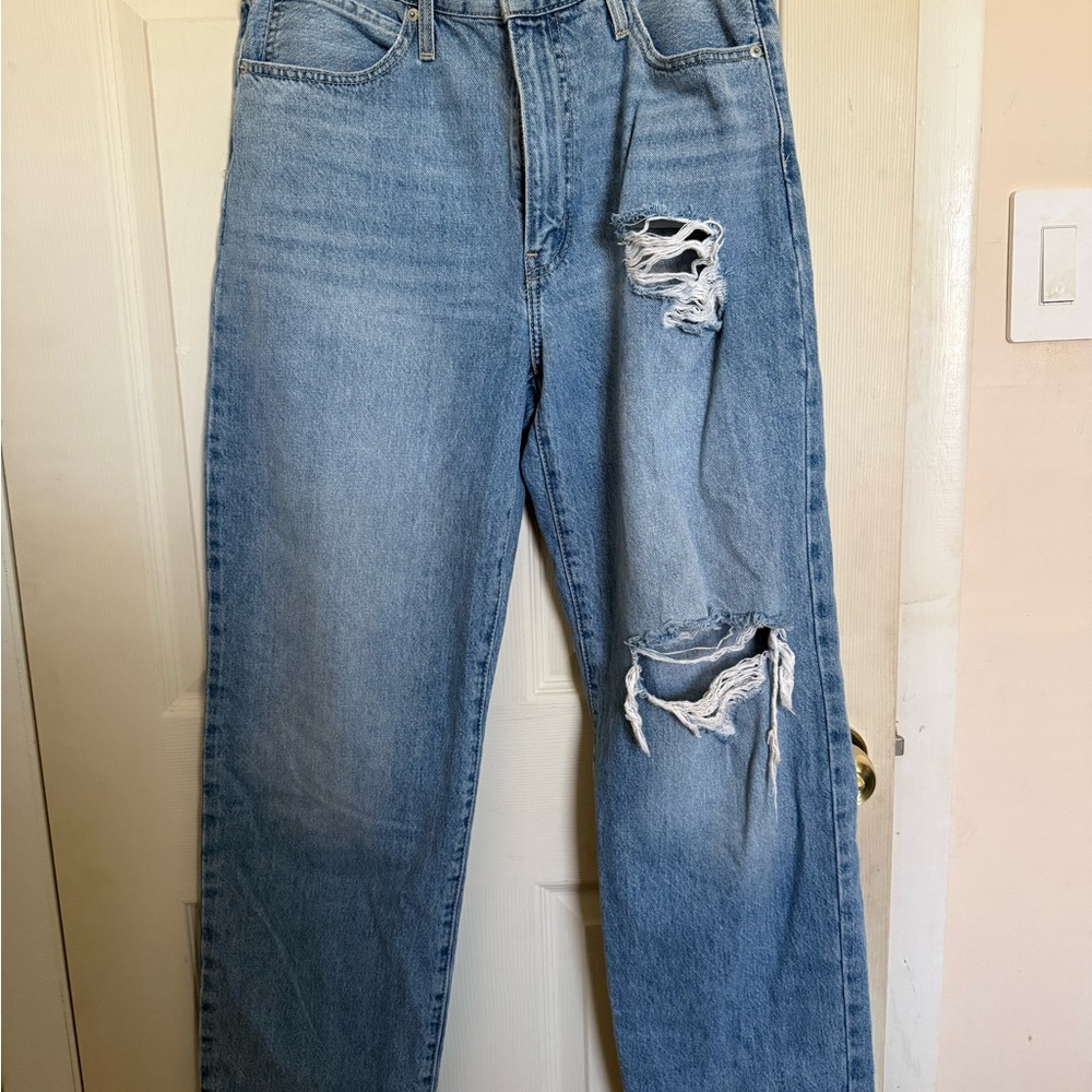 Levi's Light Blue Straight Leg Jeans